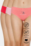 Zivame Anti-Microbial Low Rise Full Coverage Hipster Panty (Pack of 3) - Multicolor — thumbnail 1
